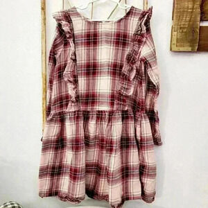 H&M Plaid Dress 7Y‎
